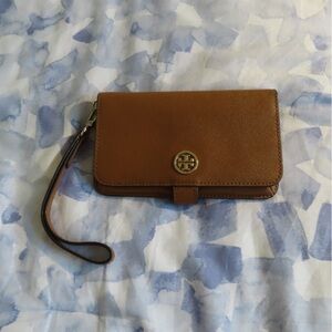 Brown Tory Burch Wallet